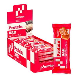 NUTRISPORT Barres protéiques caramel salé 24 unités
