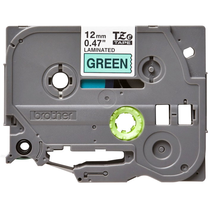 Brother Ruban TZE-731 Noir sur vert