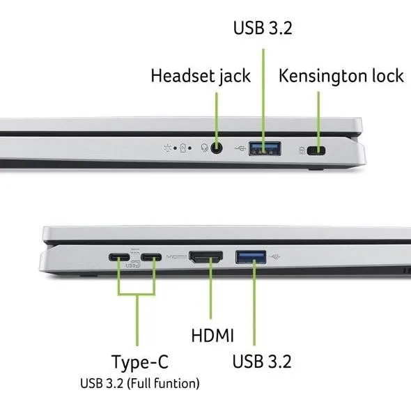 Acer Aspire AG14-22P-R5VY - PC Portable 14" WUXGA IPS - AMD Ryzen 5-7520U - 16 Go RAM - 512 Go SSD - Radeon Graphics - Clavier AZERTY - Windows 11 Acer Aspire AG14-22P-R5VY - PC Portable 14" WUXGA IPS - AMD Ryzen 5-7520U - 16 Go RAM - 512 Go SSD - Radeon Graphics - Clavier AZERTY - Windows 11