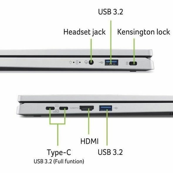Acer Aspire Go 14 AG14-22P-R5VY - AMD Ryzen 5 7520U - 16Go RAM - 512Go SSD - Argent Acer Aspire Go 14 AG14-22P-R5VY - AMD Ryzen 5 7520U - 16Go RAM - 512Go SSD - Argent