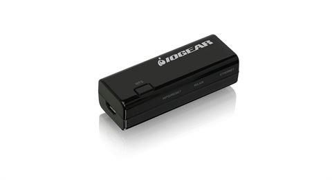 IOGEAR Adaptateur Universel Sans Fil Ethernet vers WiFi - 802.11n Dual Antenne jusqu'à 300 Mbps - Alimentation par USB - Compatible avec TV, Console de Jeu, Lecteur Blu-ray