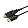 MicroConnect Câble HDMI Premium fibre optique Type A vers Type D, 40m avec adaptateur