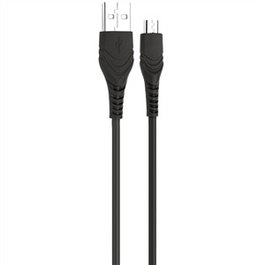 Elbe Cable CA-1105-MICRO - Câble USB vers Micro USB 1,5 mètres Noir - Pour charge et synchronisation de données