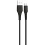 Elbe Cable CA-1105-MICRO - Câble USB vers Micro USB 1,5 mètres Noir - Pour charge et synchronisation de données