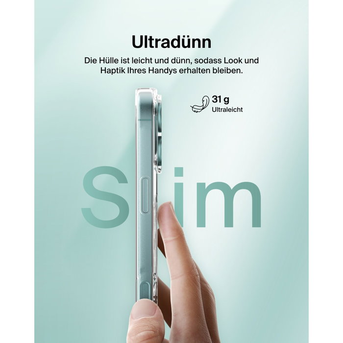Belkin Coque ScreenForce magnet pour iPhone 16 Plus, Transparente