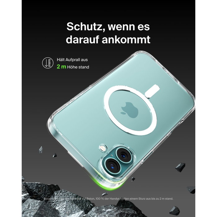 Belkin Coque ScreenForce magnet pour iPhone 16 Plus, Transparente