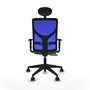 Piqueras Y Crespo Motilla Chaise de Bureau Sincro/Traslack Vert et Bleu