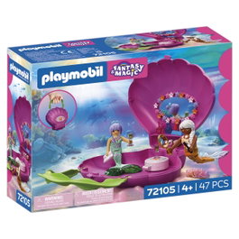PLAYMOBIL Sac de sirène avec accessoires 72105 – Jeu de voyage pour enfants dès 4 ans – Langue espagnole
