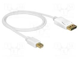 DELOCK Câble DisplayPort vers mini DisplayPort 1.2 - 1m - blanc