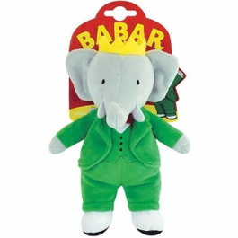 Jemini Peluche Éléphant Babar Vert +/- 20 cm