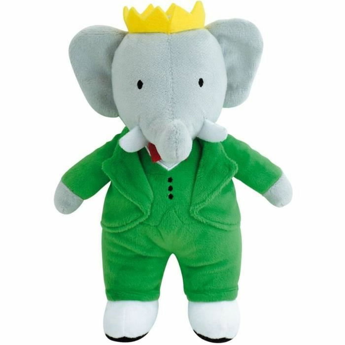 Jemini Peluche Éléphant Babar Vert +/- 20 cm