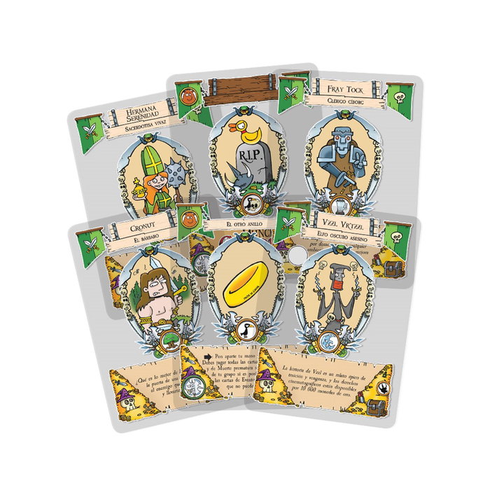 Asmodee Jeu de Cartes Munchkin Gloom PEGI 14 - Version Espagnol