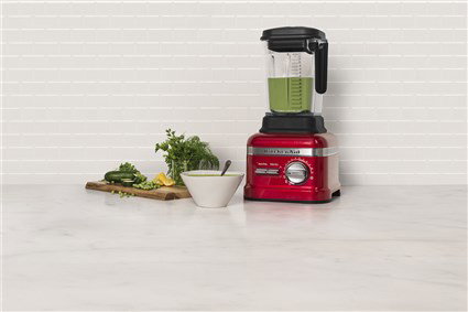 Kitchenaid 5KSB8270 ECA Batidora de Vaso Power Plus Artisan - Batteur mélangeur de 2,6 L, rouge pomme, vitesse intelligente, 4 programmes, cycle de nettoyage