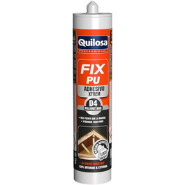 QUILOSA Adhesivo PU FIX D4 Madera Cromo 300Ml Beige