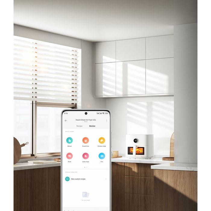 Friteuse à Air Xiaomi BHR8238EU 1600 W 5,5 L Blanc Noir