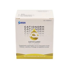 SANTEN Cationorm Collyre Émulsion 30 Monodoses de 0,4 ml