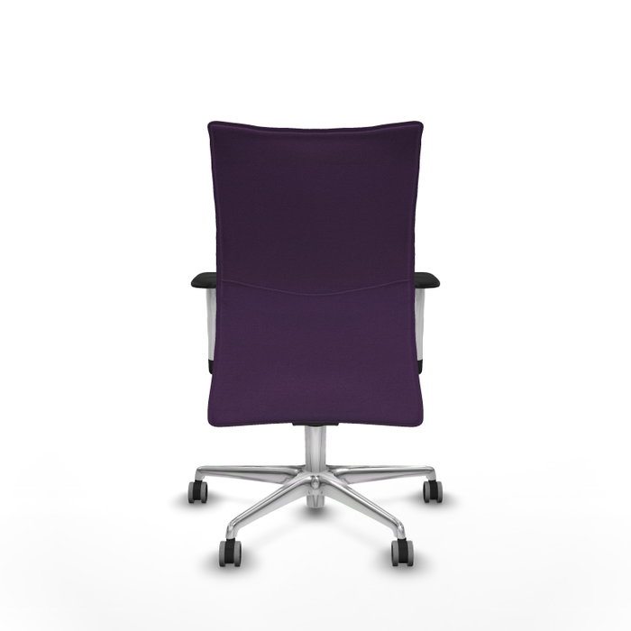 Piqueras Y Crespo Silla Albacete Morado avec mécanisme Sincro et bras ByN
