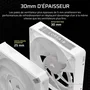 Corsair Kit de démarrage ventilateur iCUE LINK RX140 RGB Max White