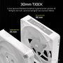 Corsair Kit de démarrage ventilateur iCUE LINK RX140 RGB Max White