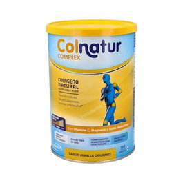 COLNATUR Complex Vainilla Gourmet 330Gr - Complément alimentaire collagène, magnésium, vitamine C, acide hyaluronique