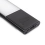 Emuca Luminaire LED Kaus Black rechargeable par USB, 400 mm, Noir
