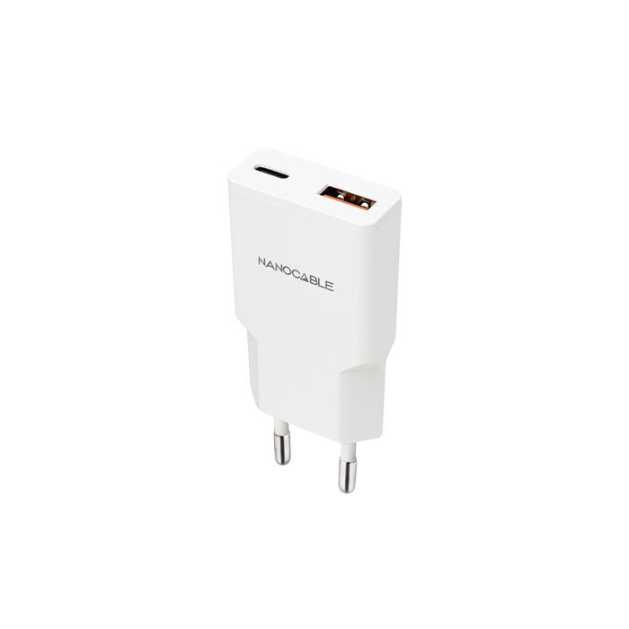 Chargeur mural NANOCABLE 10.10.2025 Blanc Chargeur mural NANOCABLE 10.10.2025 Blanc