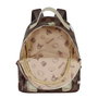 Hello Kitty - Sac à dos Hello Kitty Squares Heady - PVC et polyester - Marron - 25x22x15 cm - Pour enfant dès 3 ans