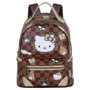 Karactermania Hello Kitty Squares Mochila Heady Marron