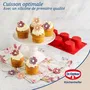 Dr Oetker - Lot de 2 moules à muffins en silicone 6 empreintes, 30 x 18 cm, antiadhésifs, pour four, micro-ondes et congélateur