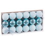 BigBuy Home Boules de Noël Bleu Plastique Ø 6 cm (18 Unités)