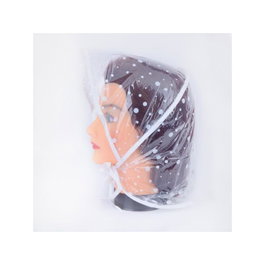 Bifull Capuche Imperméable pour Cheveux avec Visière, Protection de Coiffure, Capuche en PVC