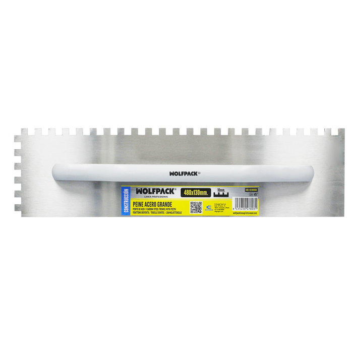 WOLFPACK LINEA PROFESIONAL Peigne en acier grande taille 480x130 mm WOLFPACK LINEA PROFESIONAL Peigne en acier grande taille 480x130 mm