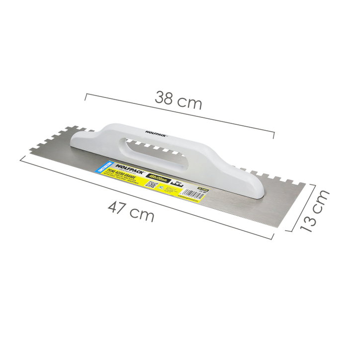 WOLFPACK LINEA PROFESIONAL Peigne en acier grande taille 480x130 mm WOLFPACK LINEA PROFESIONAL Peigne en acier grande taille 480x130 mm