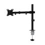 Unykach UK710101 Support de Table pour Écran VESA 100x100, 10-32 Pouces, Acier, Inclinable, Pivotant, Rotation 360°