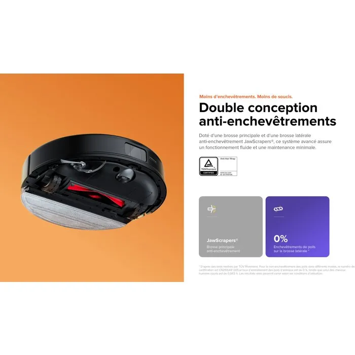 Roborock Q10 Max+ Black Robot aspirateur laveur Roborock Q10 Max+ Black Robot aspirateur laveur