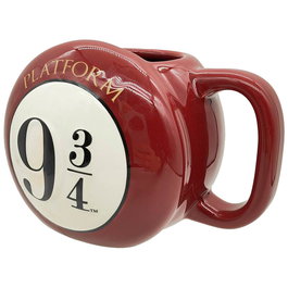 KIDS LICENSING - Tasse 3D Andén 9 3/4 Harry Potter - Dimensions : 17.5 x 13.5 x 15 cm