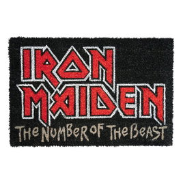 ERIK Paillasson Iron Maiden en fibre de coco 60x40 cm avec base PVC antidérapant