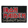 ERIK Paillasson Iron Maiden en fibre de coco 60x40 cm avec base PVC antidérapant