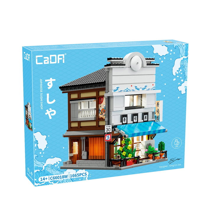 Cada Magasin de Sushi Japonais avec LED - 1665 pièces