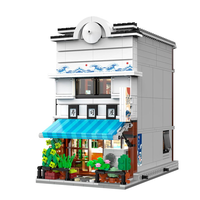 Cada Magasin de Sushi Japonais avec LED - 1665 pièces