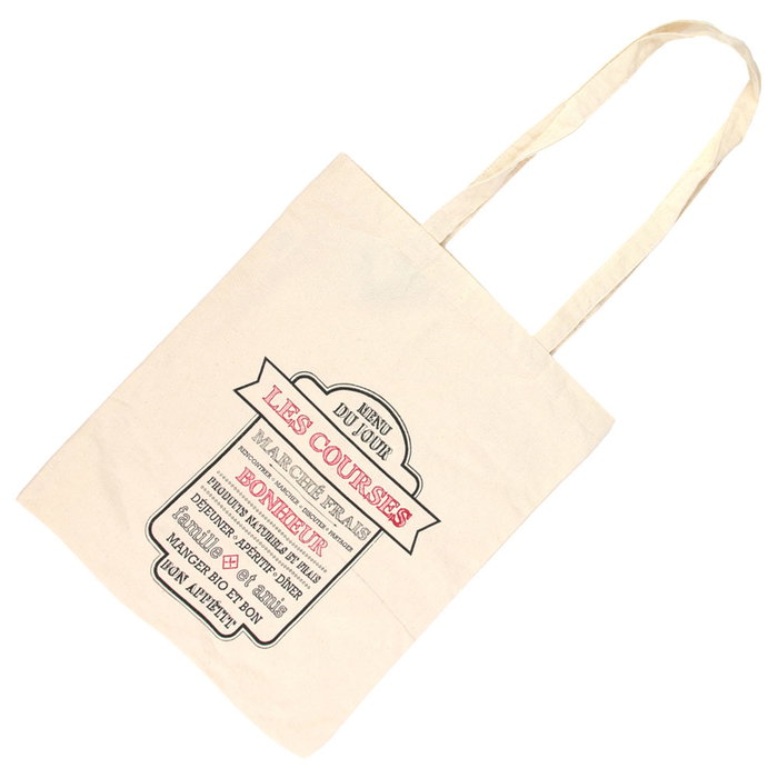 Totally Addict Sac Tote Bag BISTROT en coton