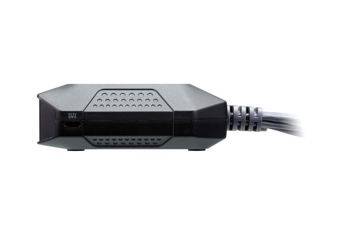 Aten CS22H Commutateur KVM câblé USB 2 ports avec sélecteur de port distant, HDMI 4K UHD 60 Hz pour contrôle de 2 ordinateurs