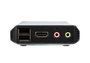Aten CS22H Commutateur KVM câblé USB 2 ports avec sélecteur de port distant, HDMI 4K UHD 60 Hz pour contrôle de 2 ordinateurs