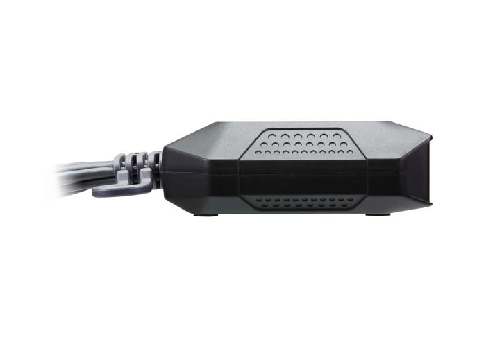 Aten CS22H Commutateur KVM câblé USB 2 ports avec sélecteur de port distant, HDMI 4K UHD 60 Hz pour contrôle de 2 ordinateurs