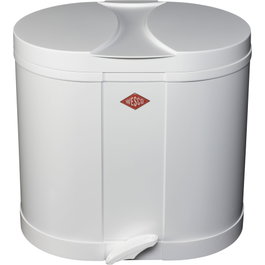 Wesco Eco-Double Bin Beta blanc