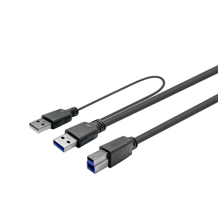Vivolink Câble actif USB 3.0 A mâle vers B mâle en cuivre de 3 mètres, compatible USB 2.0, ultra flexible, pour installation professionnelle Vivolink Câble actif USB 3.0 A mâle vers B mâle en cuivre de 3 mètres, compatible USB 2.0, ultra flexible, pour installation professionnelle