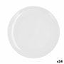 Quid Plato Llano Melamina Select Basic Blanco, 25 cm (24 Unidades)