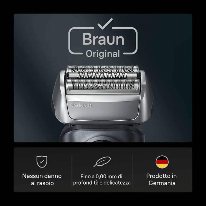 Braun Tête de rasoir Series 8 Kombipack 83M - Gris