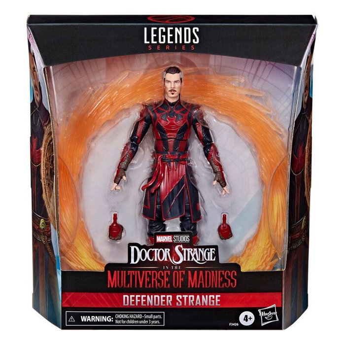 Hasbro Marvel Figurine Articulée Doctor Strange Multiverse of Madness Defender 15cm avec Accessoires