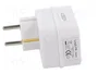 LOGILINK Bloc d'alimentation 1 prise Schuko 230V AC 16A blanc